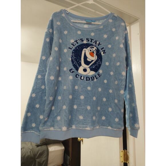 Disney Frozen Womens Fleece Lightweight Size Large Polyester - Picture 1 of 3